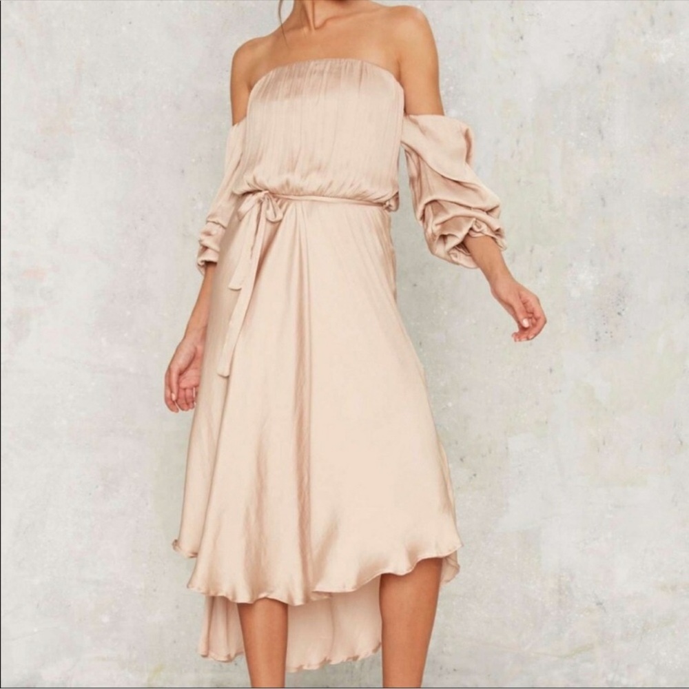 Bardot off the shoulder dress